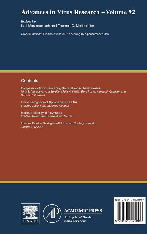 Produktbild: Advances in Virus Research
