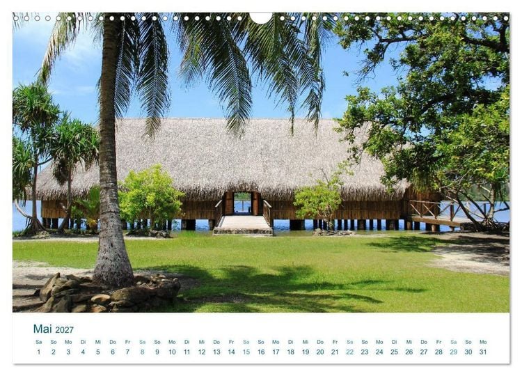 Produktbild: S&uuml;dsee-Insel Huahine - Paradies am Ende der Welt (Wandkalender 2027 DIN A3 quer), CALVENDO Monatskalender