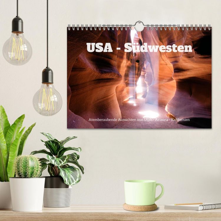 Produktbild: USA S&uuml;dwesten - Atemberaubende Aussichten (Wandkalender 2026 DIN A4 quer), CALVENDO Monatskalender