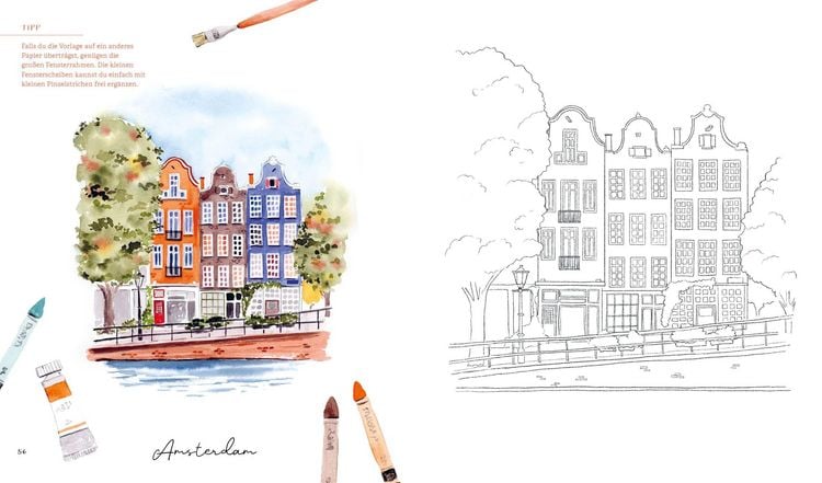 Produktbild: Colour in the city &ndash; Mein urbanes Ausmalbuch