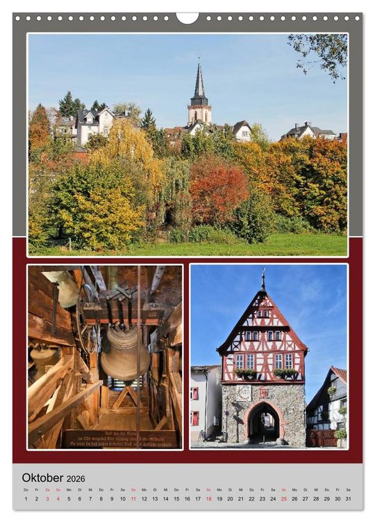 Produktbild: Rhein-Main 2026 vom Taxifahrer Petrus Bodenstaff (Wandkalender 2026 DIN A3 hoch), CALVENDO Monatskalender