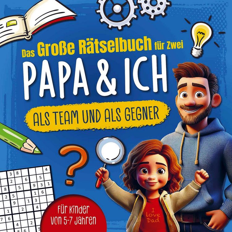 Produktbild: Das gro&szlig;e R&auml;tselbuch f&uuml;r Zwei. Papa & ich, als Team & als Gegner