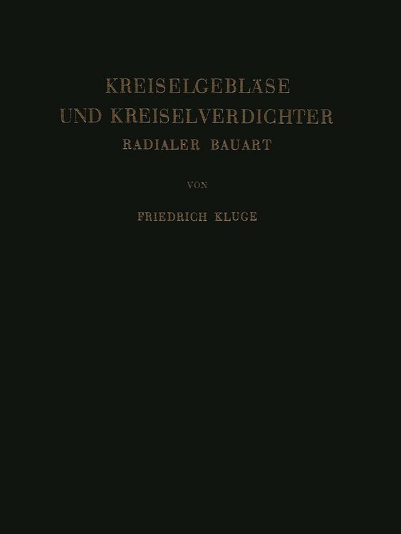 Produktbild: Kreiselgebl&auml;se und Kreiselverdichter