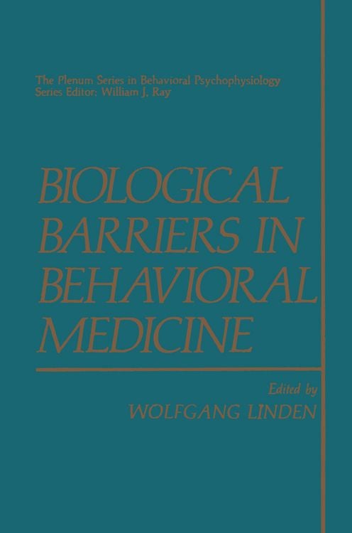Produktbild: Biological Barriers in Behavioral Medicine