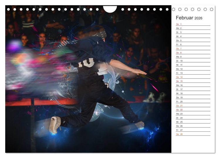 Produktbild: Break Dance B-boys & B-girls (Wandkalender 2026 DIN A4 quer), CALVENDO Monatskalender