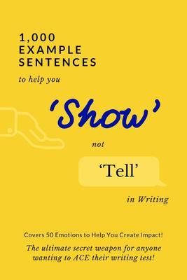 Produktbild: 1,000 Example Sentences to Help You 'Show' Not 'Tell' in Writing