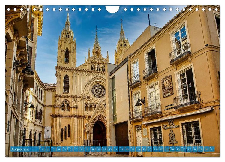 Produktbild: Malaga Highlights der Stadt an der Costa del Sol (Wandkalender 2026 DIN A4 quer), CALVENDO Monatskalender