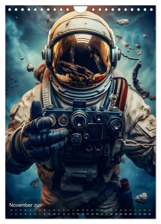Produktbild: Endless Space - Zeitreisen in die unendlichen Weites des Weltraums (Wandkalender 2027 DIN A4 hoch), CALVENDO Monatskalender