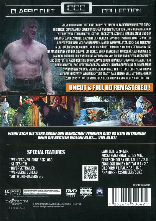Produktbild: Day of the Animals - Classic Cult Collection/Uncut & HD Remastered