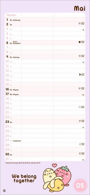 Produktbild: Pusheen Planer f&uuml;r zwei 2027