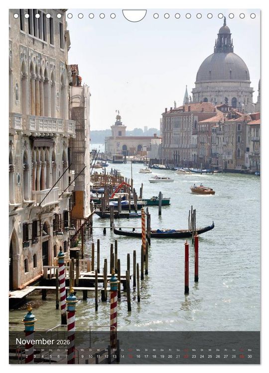 Produktbild: Fotografischer Streifzug durch Venedig (Wandkalender 2026 DIN A4 hoch), CALVENDO Monatskalender