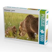 Produktbild: CALVENDO Puzzle "B&auml;rengespr&auml;ch" - Finnland 1000 Teile Lege-Gr&ouml;&szlig;e 64 x 48 cm Foto-Puzzle Bild von Christian Dorn