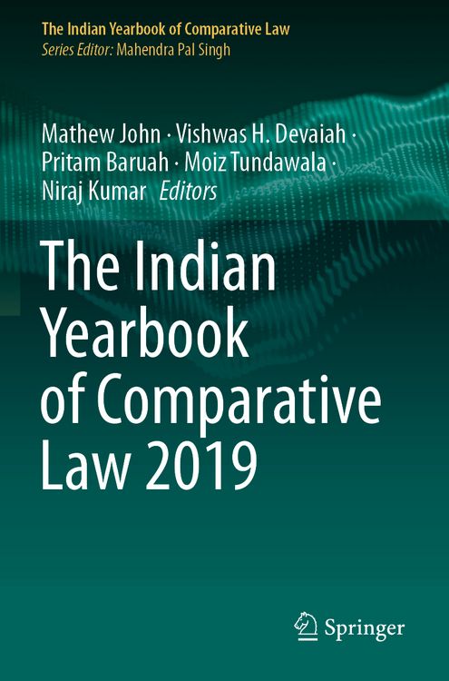 Produktbild: The Indian Yearbook of Comparative Law 2019