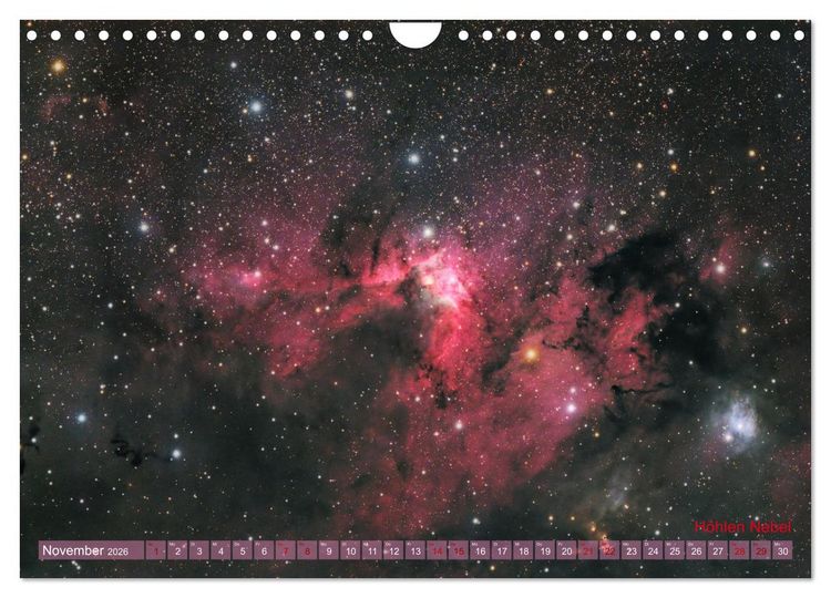 Produktbild: Deep Sky Kalender (Wandkalender 2026 DIN A4 quer), CALVENDO Monatskalender