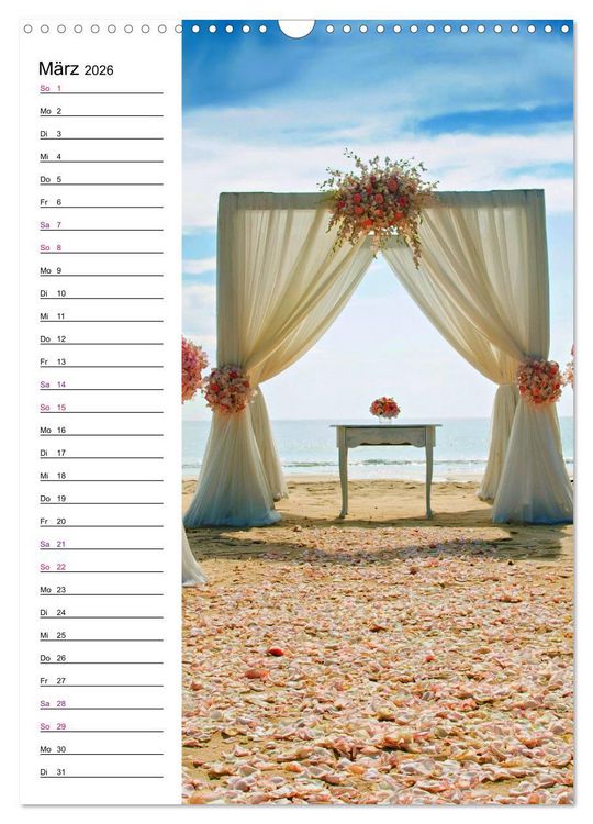 Produktbild: Lust auf Hochzeit - Planer (Wandkalender 2026 DIN A3 hoch), CALVENDO Monatskalender
