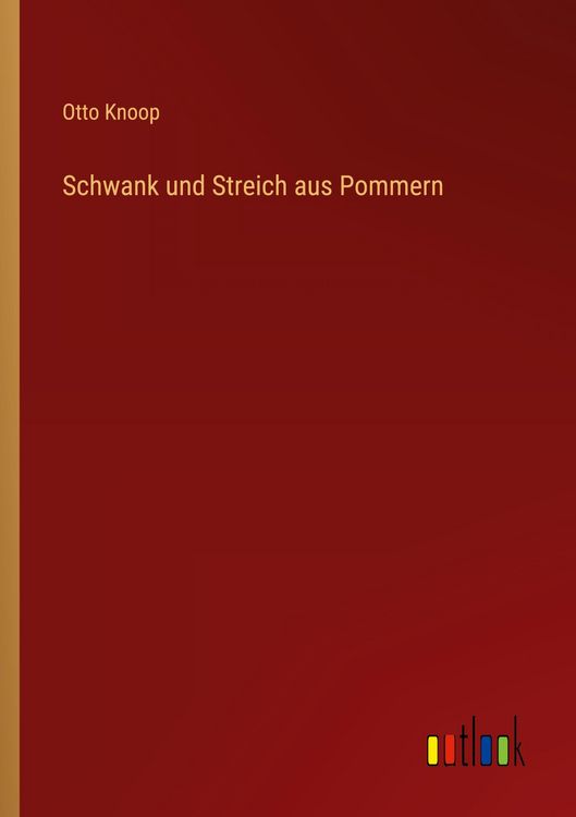 Produktbild: Schwank und Streich aus Pommern
