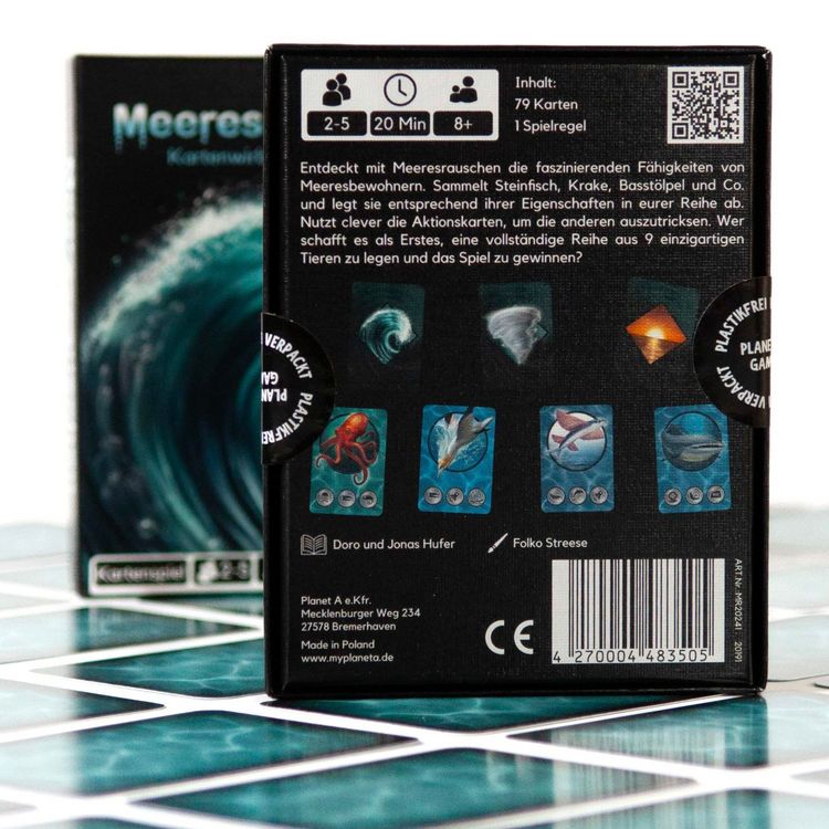 Produktbild: Meeresrauschen - Kartenwirbel unter Wasser