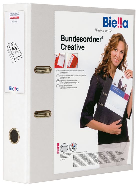 Produktbild: Bundesordner Creative 7cm wei.