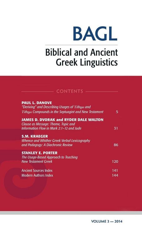 Produktbild: Biblical and Ancient Greek Linguistics, Volume 3