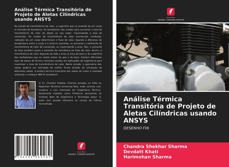 Produktbild: An&aacute;lise T&eacute;rmica Transit&oacute;ria de Projeto de Aletas Cil&iacute;ndricas usando ANSYS