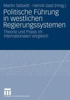 Produktbild: Politische F&uuml;hrung in westlichen Regierungssystemen