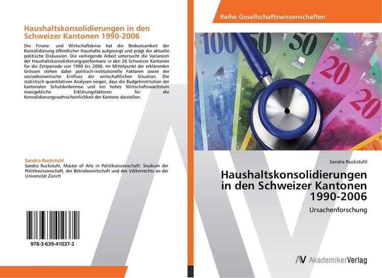 Produktbild: Haushaltskonsolidierungen in den Schweizer Kantonen 1990-2006