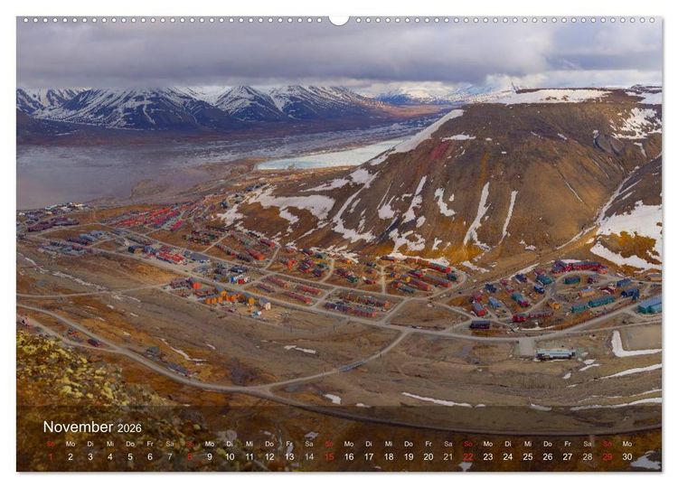 Produktbild: Spitzbergen - Impressionen aus der Arktis (hochwertiger Premium Wandkalender 2026 DIN A2 quer), Kunstdruck in Hochglanz
