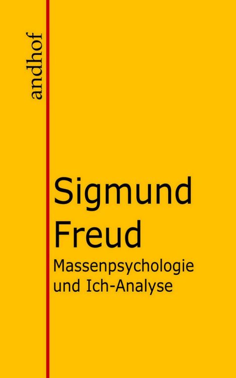 Produktbild: Massenpsychologie und Ich-Analyse