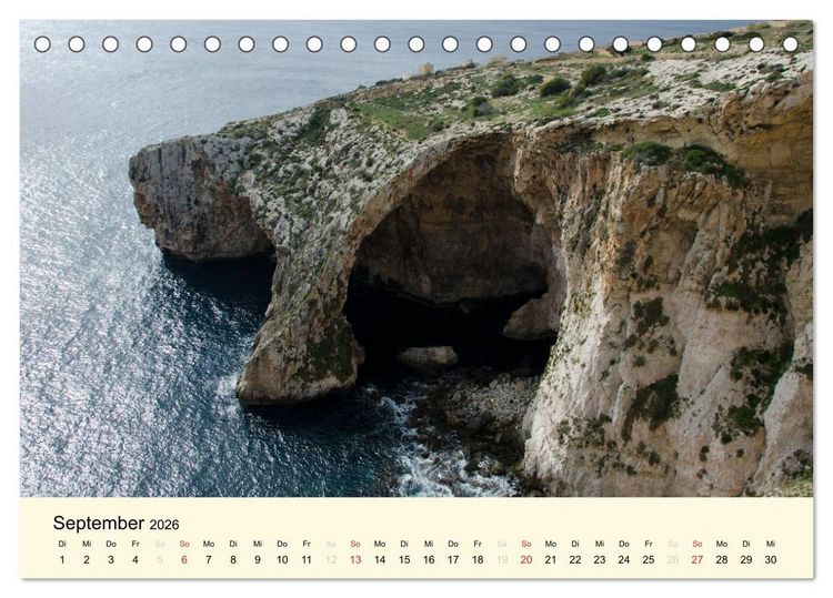 Produktbild: Malta und Gozo, Perlen im Mittelmeer (Tischkalender 2026 DIN A5 quer), CALVENDO Monatskalender