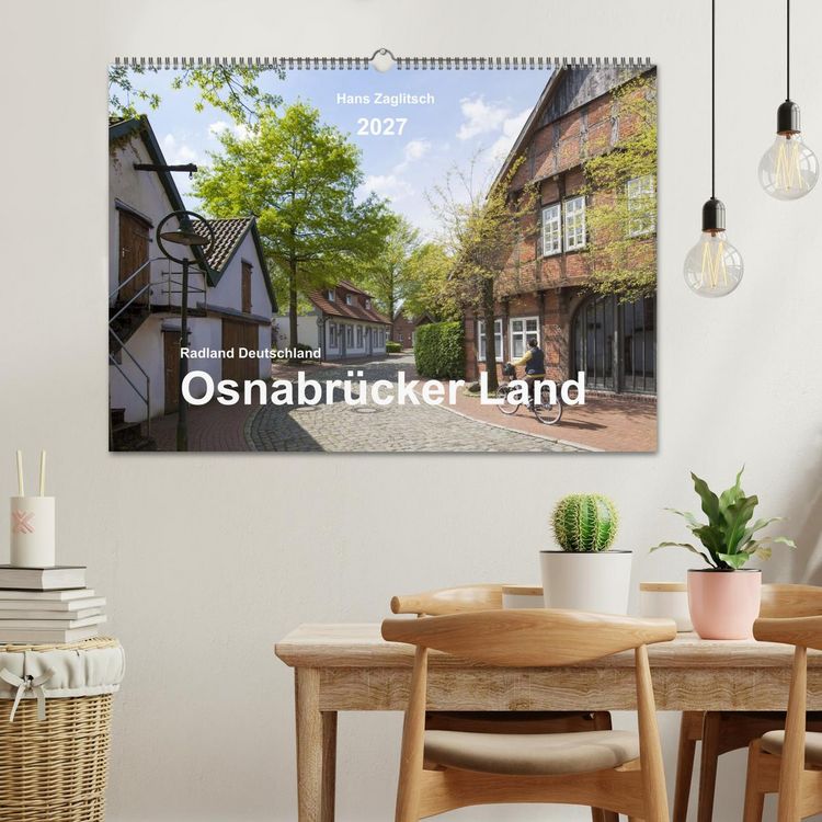 Produktbild: Radland Deutschland - Osnabr&uuml;cker Land (Wandkalender 2027 DIN A2 quer), CALVENDO Monatskalender
