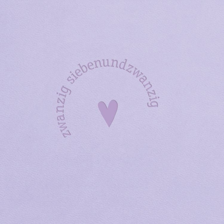 Produktbild: Terminplaner Lederlook 2027 Lavender