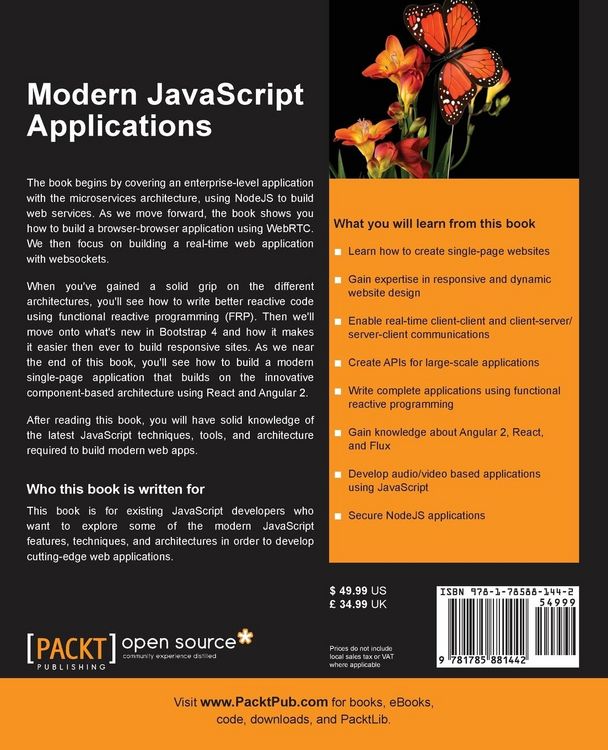 Produktbild: Modern JavaScript Applications