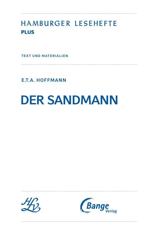 Produktbild: Der Sandmann von E. T. A. Hoffmann (Textausgabe)
