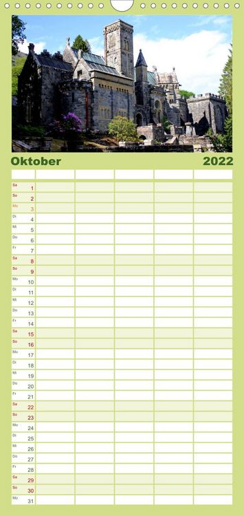 Produktbild: Familienplaner Western Highlands - Schottland (Wandkalender 2022 , 21 cm x 45 cm, hoch)