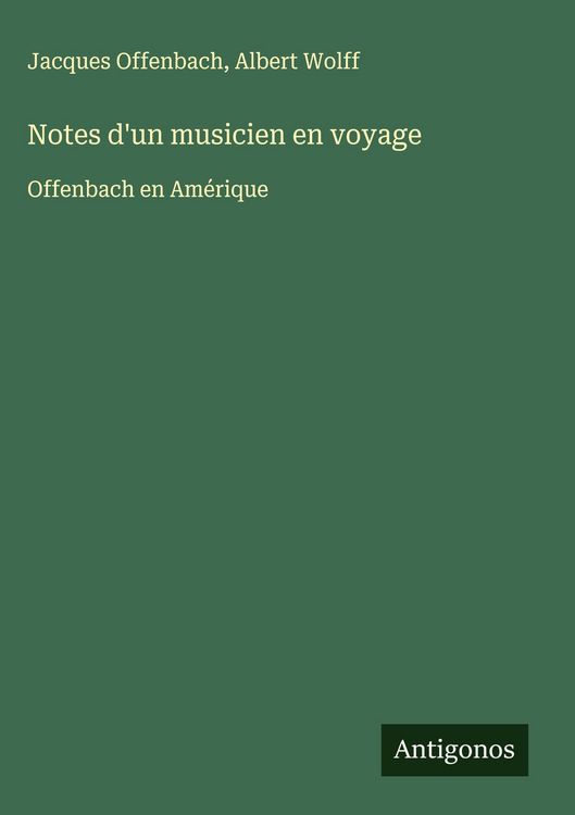 Produktbild: Notes d'un musicien en voyage