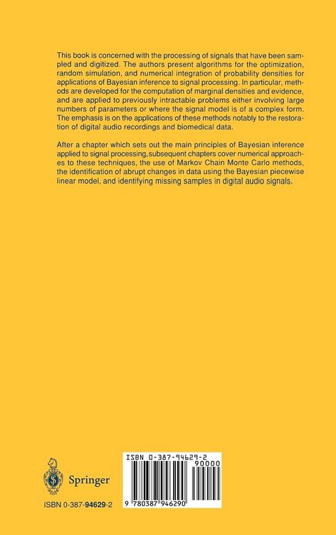 Produktbild: Numerical Bayesian Methods Applied to Signal Processing