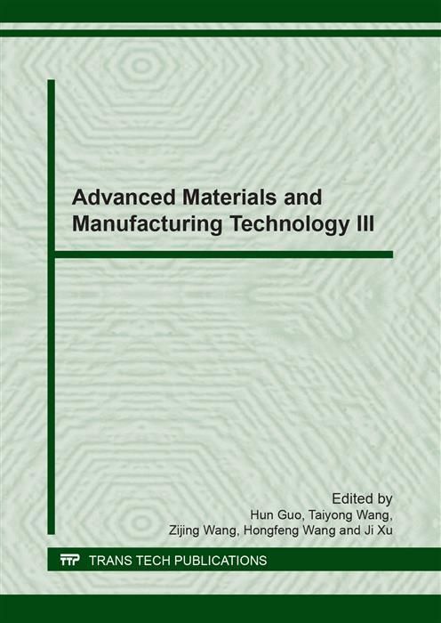 Produktbild: Advanced Materials and Manufacturing Technology III