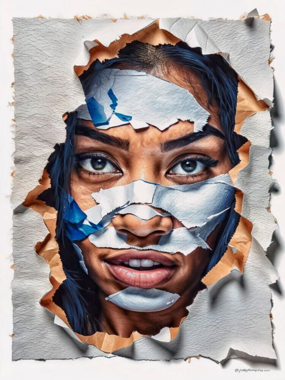 Produktbild: CALVENDO Puzzle Yatima und die Papierschichten | 1000 Teile Lege-Gr&ouml;&szlig;e 64x48cm Foto-Puzzle f&uuml;r gl&uuml;ckliche Stunden