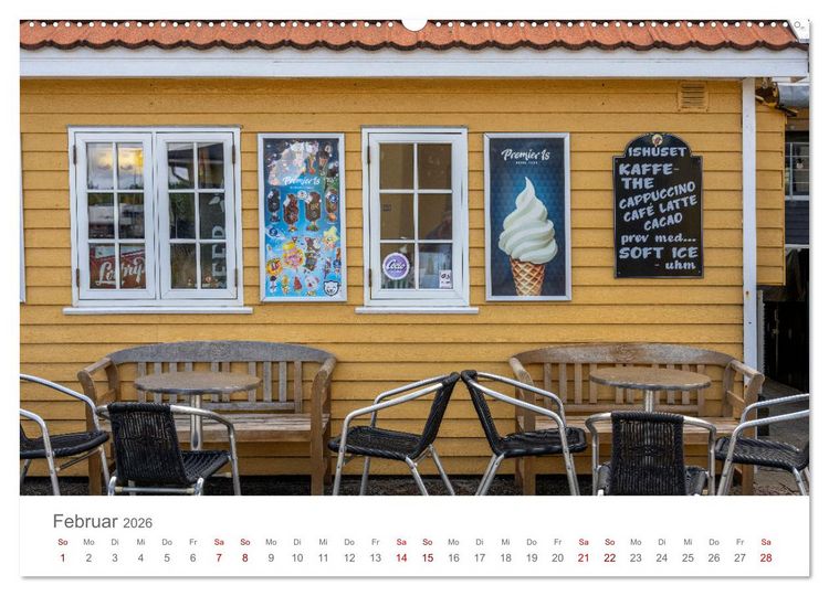 Produktbild: D&auml;nemark - Henne Strand (hochwertiger Premium Wandkalender 2026 DIN A2 quer), Kunstdruck in Hochglanz