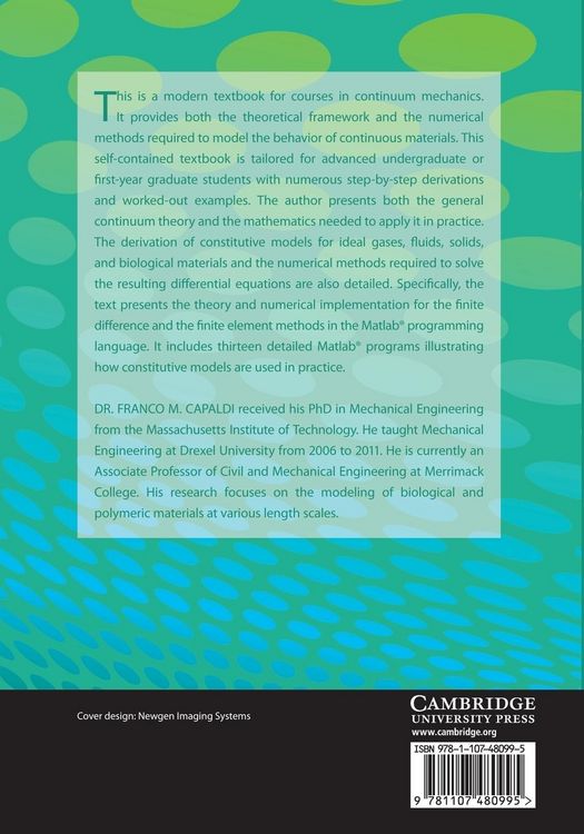 Produktbild: Continuum Mechanics