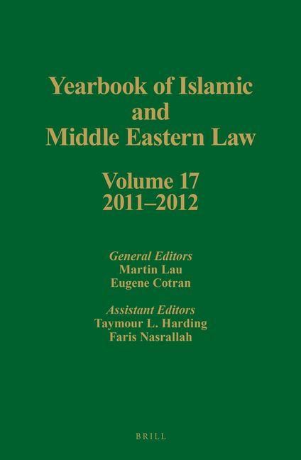 Produktbild: Yearbook of Islamic and Middle Eastern Law, Volume 17 (2011-2012)