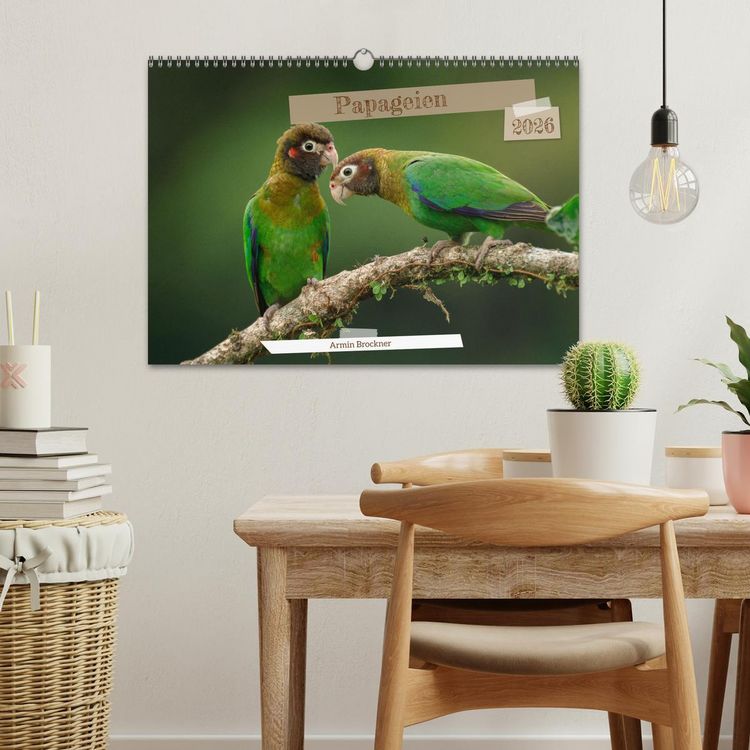 Produktbild: Papageien (Wandkalender 2026 DIN A3 quer), CALVENDO Monatskalender