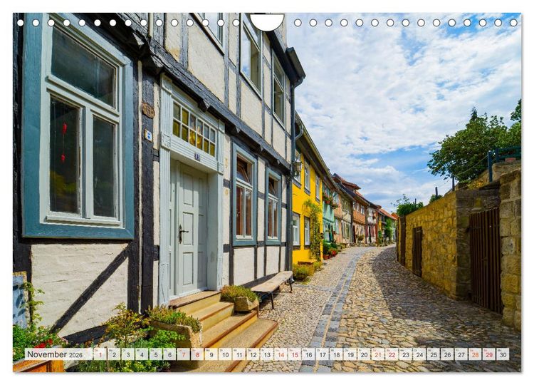 Produktbild: Quedlinburg Impressionen (Wandkalender 2026 DIN A4 quer), CALVENDO Monatskalender