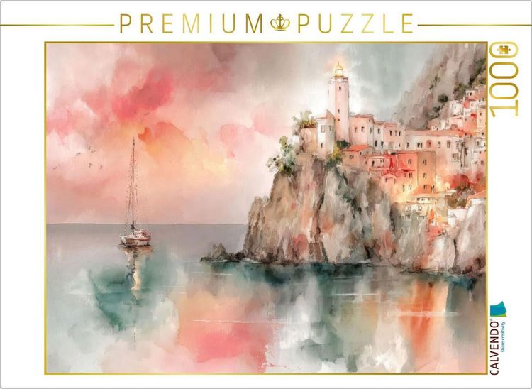 Produktbild: CALVENDO Puzzle Ein Motiv aus dem Kalender Segeltr&auml;ume und Leuchtturmlichter | 1000 Teile Lege-Gr&ouml;&szlig;e 64x48cm Foto-Puzzle f&uuml;r gl&uuml;ckliche Stunden