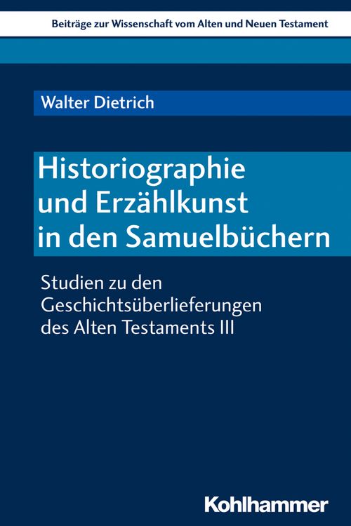 Produktbild: Historiographie und Erz&auml;hlkunst in den Samuelb&uuml;chern