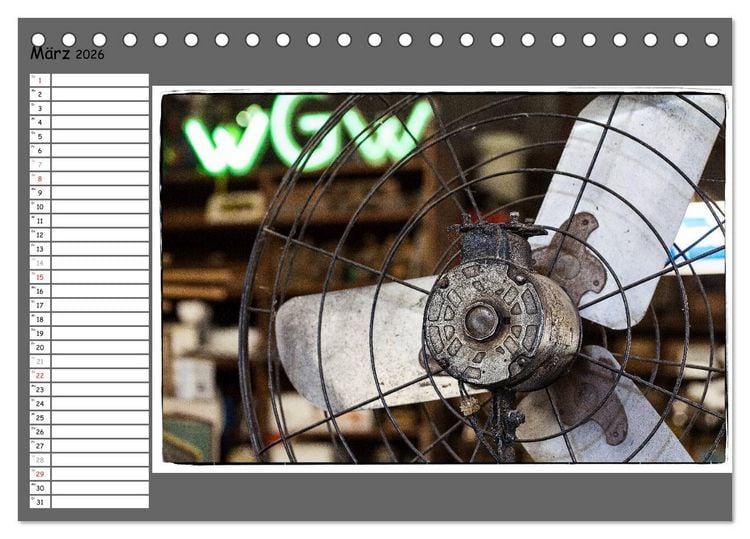 Produktbild: Der Charme der 60er Jahre (Tischkalender 2026 DIN A5 quer), CALVENDO Monatskalender