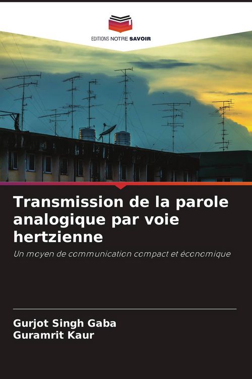 Produktbild: Transmission de la parole analogique par voie hertzienne