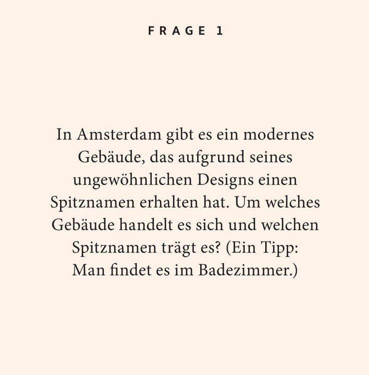 Produktbild: Amsterdam-Quiz