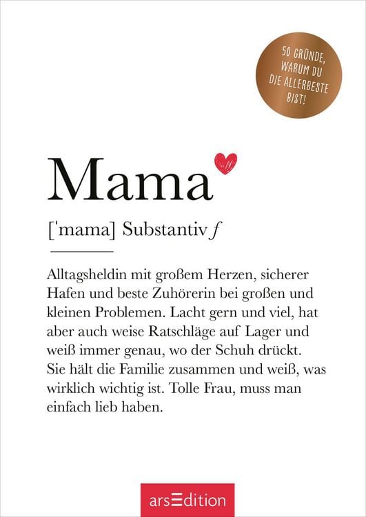 Produktbild: Mama (Substantiv, f)
