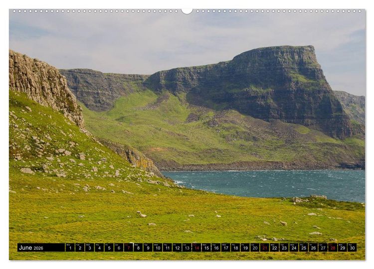 Produktbild: Mull, Staffa, Skye, Iona The Inner Hebrides (High Quality Premium Wall Calendar 2026 DIN A2 landscape),CALVENDO 12 Month Wall Calendar